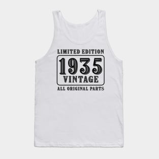 All original parts vintage 1935 limited edition birthday Tank Top